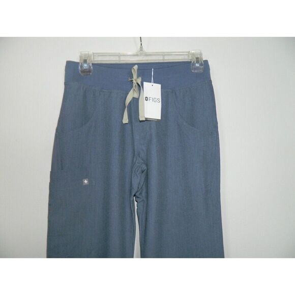 FIGS Scrubs Pants Cargo Size 2X-Small Blue Heather Denim - Picture 5 of 11